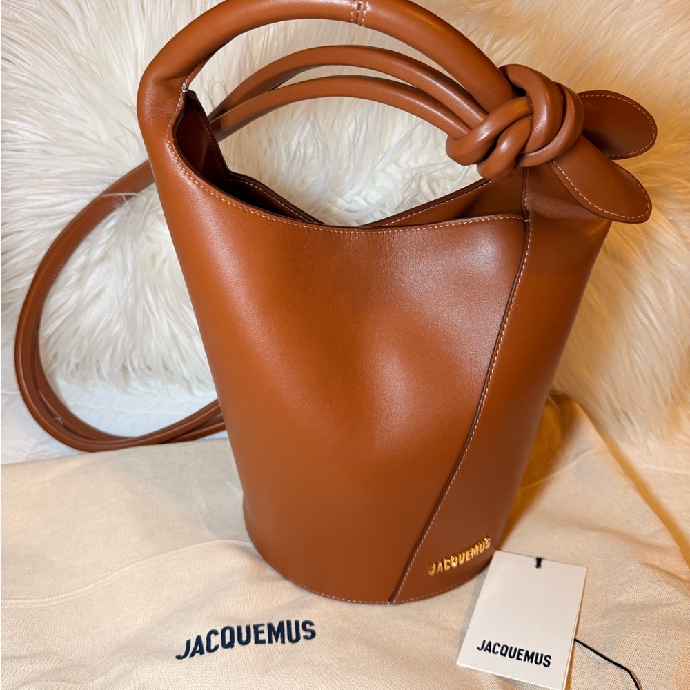 Jacquemus Tan Leather Shoulder Bag